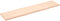 vidaXL - Wastafelblad - 180x40x(2-4) - cm - onbehandeld - massief - hout