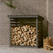vidaXL - Haardhoutrek - 108x73x79 - cm - massief - grenenhout - honingbruin