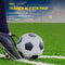 Dunlop Voetbaldoel - Voetbal Goal 300 x 200 x 110 cm - Metaal - Wit/Rood - Snelle Montage - Inclusief 7 Grondhaken