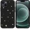 iMoshion Hoesje Geschikt voor iPhone 13 Mini Hoesje Siliconen - iMoshion Design hoesje - Zwart / Meerkleurig / Goud / Stars Gold