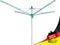 Leifheit Linomatic 500 Easy - Droogmolen - 50 m drooglengte - Turquoise