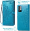 iMoshion Hoesje Geschikt voor Xiaomi Redmi Note 10 (5G) Hoesje Met Pasjeshouder - iMoshion Mandala Bookcase - Turquoise