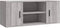 vidaXL - Tv-meubel - 100x35x40 - cm - bewerkt - hout - grijs - sonoma - eikenkleurig