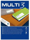 Adhesive labels MULTI 3 White 500 Sheets 105 x 48 mm