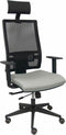 Bureaustoel met hoofdsteun P&C Horna Traslack bali Lichtgrijs