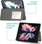 iMoshion Hoesje Geschikt voor Samsung Galaxy Z Fold 3 Hoesje Met Pasjeshouder - iMoshion Luxe Bookcase - Grijs
