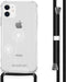 iMoshion iPhone 11 - Hoesje met Koord - Verstelbaar Koord - Wit Dandelion