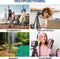 Studio ME Telefoon Statief - 128 cm - Tripod - Inclusief Bluetooth Afstandsbediening - Zwart
