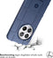 iMoshion Hoesje Geschikt voor OnePlus 12 Hoesje Siliconen - iMoshion Rugged Shield Backcover - Donkerblauw