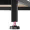 tectake® Tacoma - Consoletafel - Industrieel design - Zwart metalen frame - Afmeting (LxBxH) 100 x 35 x 80,5 cm - Lichtbruin