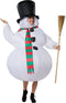 dressforfun - Opblaasbaar kostuum sneeuwman - Cilinder en sjaal - One size