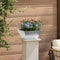 vidaXL - Tuin - Kom - Plantenbak - 35x35x15 - cm - van - Gegalvaniseerd - Staal