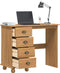 vidaXL - Bureau - 'ASKIM'met - lades - 95x40x75 - cm - massief - vurenhout