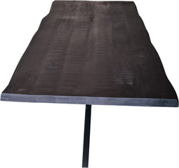 Boomstamtafel Thomas 300 cm zwart - Eetkamertafel - Mangohout