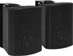 vidaXL Stereoluidsprekers wandmontage 2 st 100 W zwart