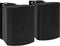 vidaXL Stereoluidsprekers wandmontage 2 st 100 W zwart