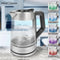 ProfiCook WKS 1190 G - Waterkoker - 1,7 liter - Glazen behuizing met 5-kleurige verlichting