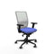 Piqueras y Crespo 2D036G0 - Bureaustoel - Verstelbare hoogte met armleuning - Licht Blauw