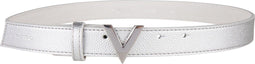 Valentino Bags Divina - Kledingriem - PU kunstleer 110 CM - Zilver