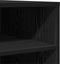 vidaXL - Printerstandaard - met - Wielen - Zwart - Eiken - 60x50x67 - cm