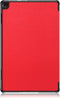 Lunso - Geschikt voor Lenovo Tab M10 Gen 3 (3e generatie) - Tri-Fold Bookcase hoes - Rood