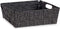 Mand Vlechten Zwart 3 L (23 x 8 x 27 cm) (48 Stuks)