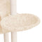 vidaXL - Kattenmeubel - met - sisal - krabpalen - 108,5 - cm - crèmekleurig
