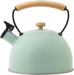 Retro Fluitketel Mint – Thee Ketel 2,5 Liter – Geschikt Voor Diverse Warmtebronnen