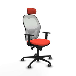 Piqueras y Crespo 1D036G2 - Bureaustoel - Hoofdsteun - Donker oranje