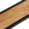 vidaXL - Wandschappen - 2 - st - 110x17x17 - cm - massief - mangohout - en - ijzer