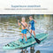 Supper Sup Board XL - Opblaasbaar Paddle Board - Max. 220KG - Waterdicht Telefoonhoesje - Pomp