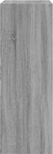 Schoenenkast 60x34x96,5 cm bewerkt hout grijs sonoma eikenkleur