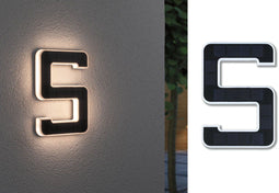 Paulmann Outdoor Solar huisnummer 5 - 3000 K IP44 accu verwisselbaar