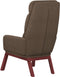 vidaXL Relaxstoel stof taupe