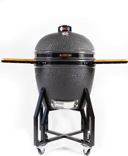 Grill Guru Original XL - Kamado Barbecue ø56cm - Compleet met regenhoes en zijtafels - Grijs