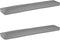 vidaXL - Ligbedkussens - voor - Bank - 2 - stuks - Grijs - 200x40x8 - cm - Oxford - Stof
