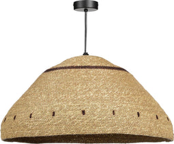 Mica Decorations Joulz Hanglamp - H22 x Ø41 cm - Jute - Lichtbruin
