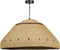 Mica Decorations Joulz Hanglamp - H22 x Ø41 cm - Jute - Lichtbruin