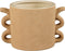 Mica Decorations Stelvio Bloempot - L25 x B18 x H17 cm - Keramiek - Bruin