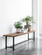 DTP Home Bench Beam,47x190x35 cm, 3 cm recycled teakwood top