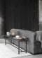 DTP Home Bench Beam BLACK,47x190x35 cm, 3 cm recycled teakwood top