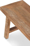 DTP Home Bench Monastery,47x220x35 cm, 5 cm top with envelope, recycled teakwood