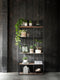 DTP Home Bookrack / Roomdivider Barra small, 5 shelves,210x95x35 cm, recycled teakwood