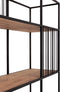 DTP Home Bookrack / Roomdivider Barra small, 5 shelves,210x95x35 cm, recycled teakwood