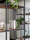 DTP Home Bookrack / Roomdivider Barra small, 5 shelves,210x95x35 cm, recycled teakwood