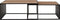 DTP Home Coffee table Cosmo square, set of 2,35x80x80 cm, recycled teakwood