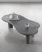 DTP Home Coffee table Curva DUSK,35x130x69 cm, mortex
