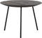 DTP Home Coffee table Jupiter medium BLACK,37xØ50 cm, recycled teakwood