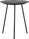 DTP Home Coffee table Jupiter small BLACK,45xØ40 cm, recycled teakwood