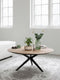 DTP Home Coffee table Metropole round,38xØ90 cm, recycled teakwood